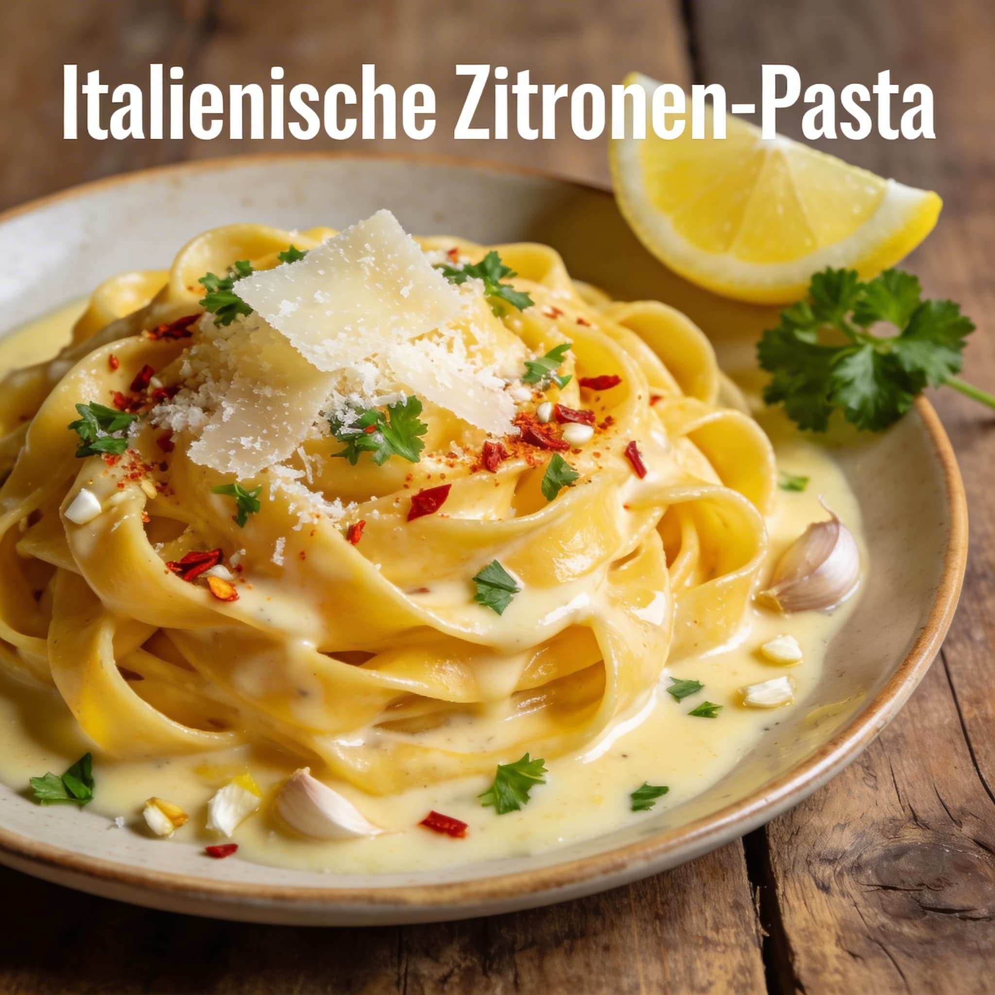 Italienische Zitronen-Pasta