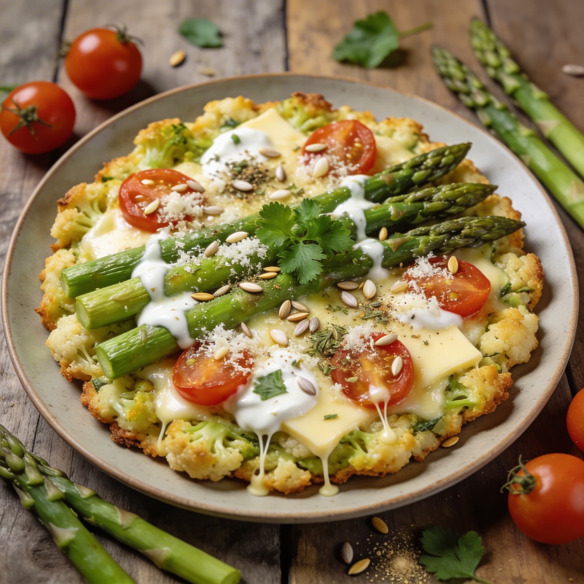 Low-Carb Blumenkohl-Pizza