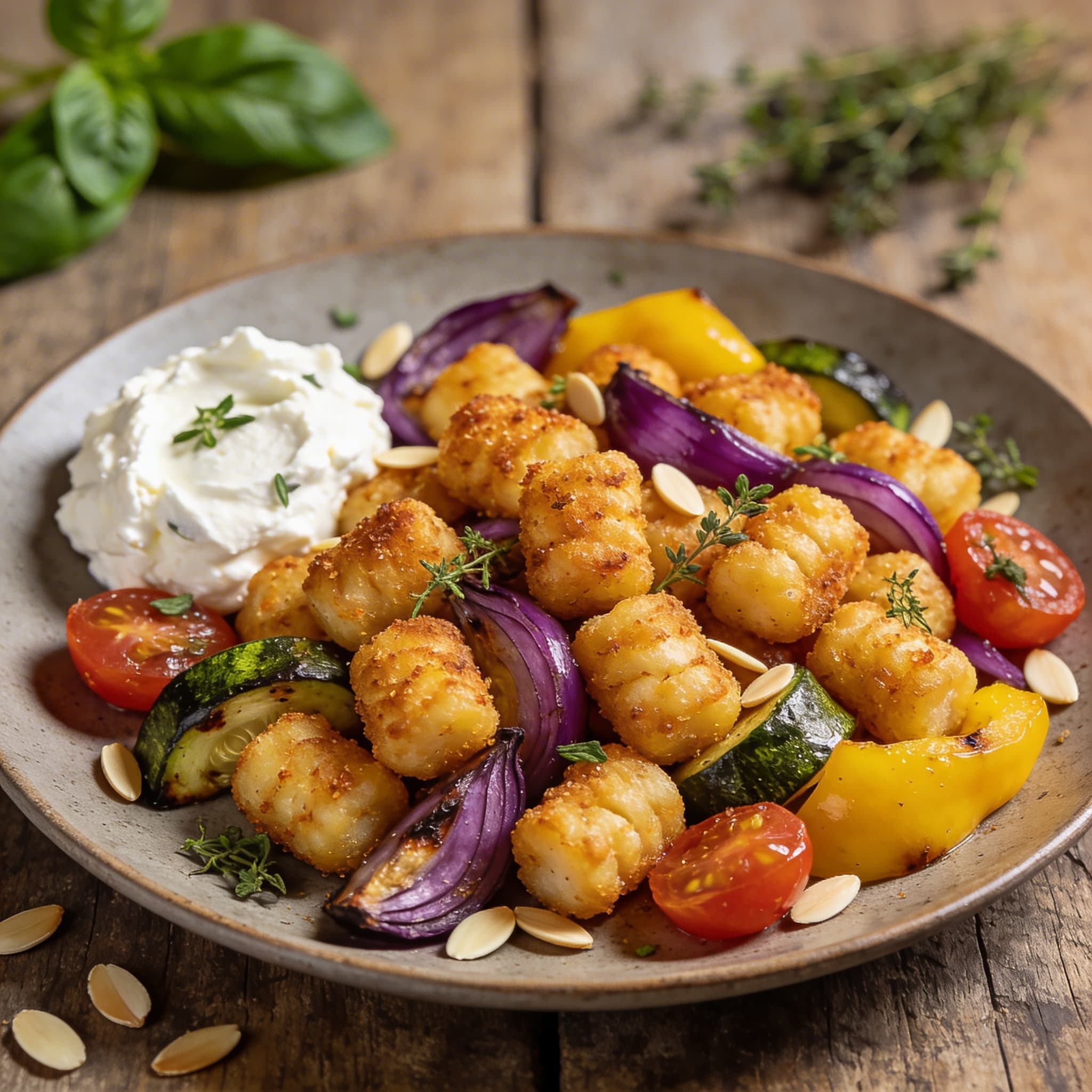 Knusprige Airfryer Gnocchi