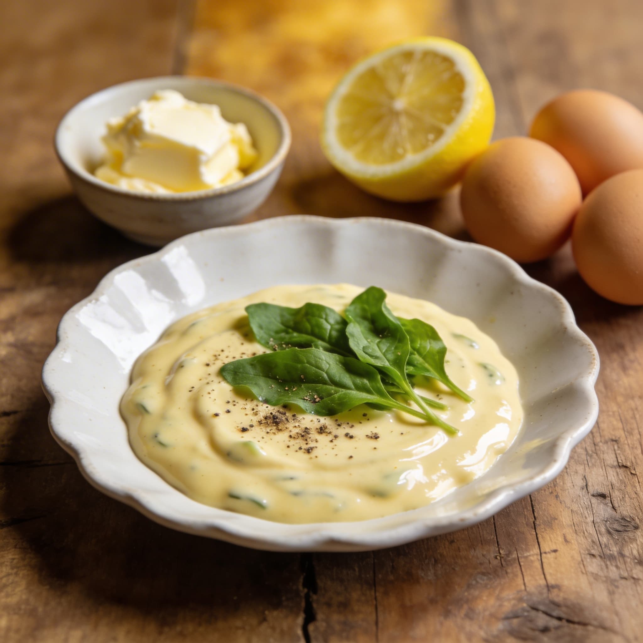 Schnelle Bärlauch-Hollandaise