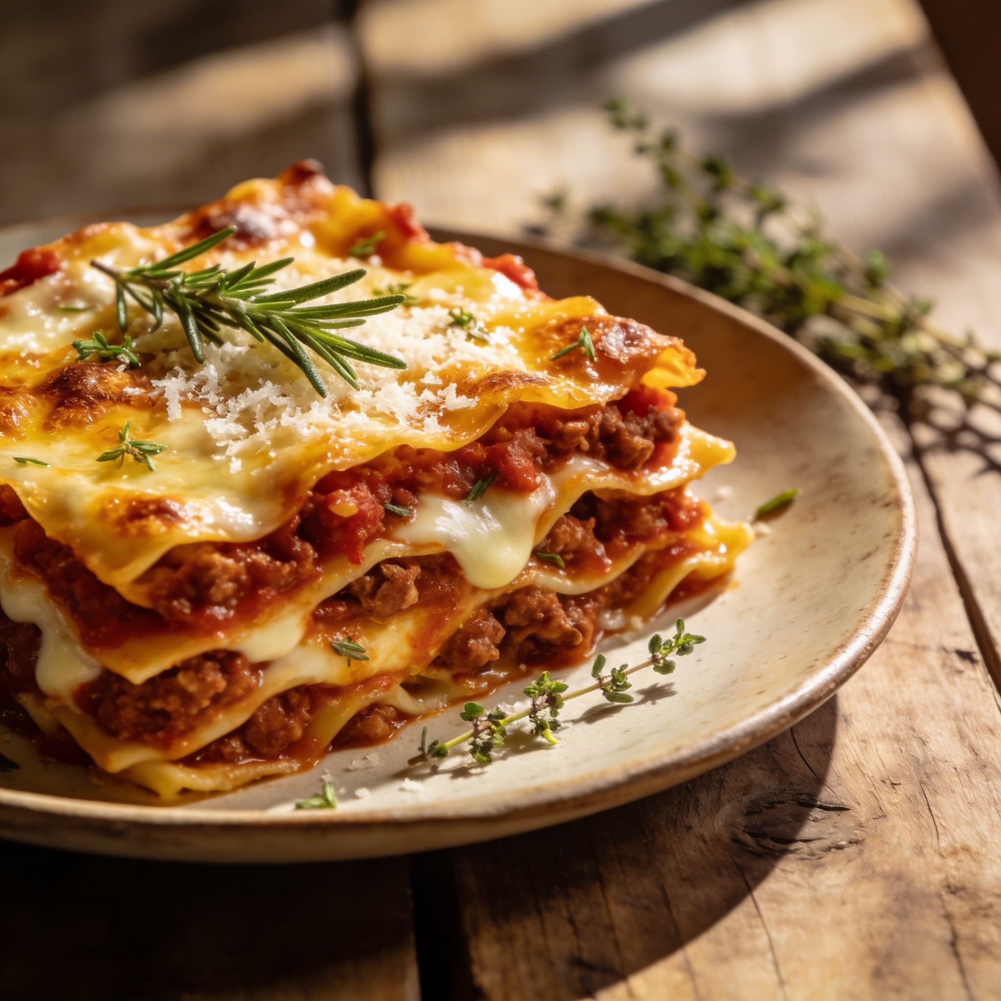 Klassische Lasagne Bolognese