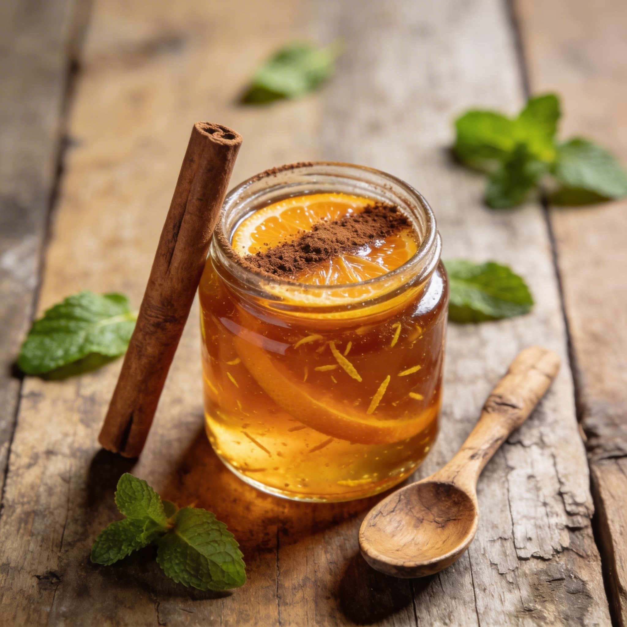 Orangen Kaffee Gelee