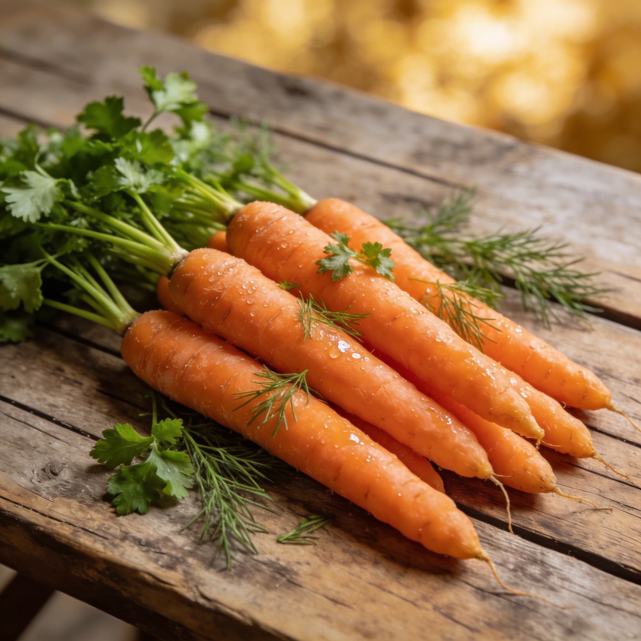 Knackige frische Karotten