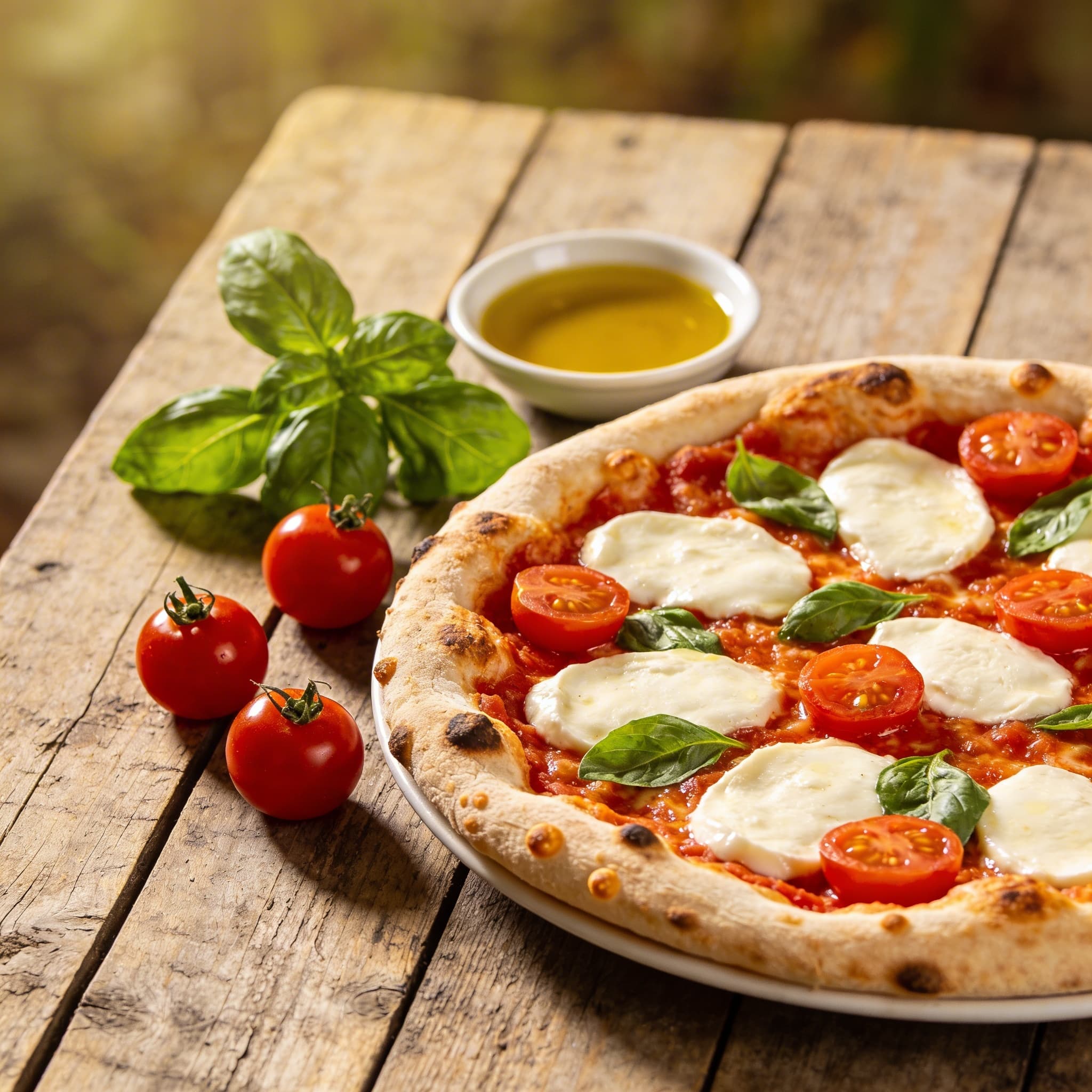 Klassische Pizza Bufalina