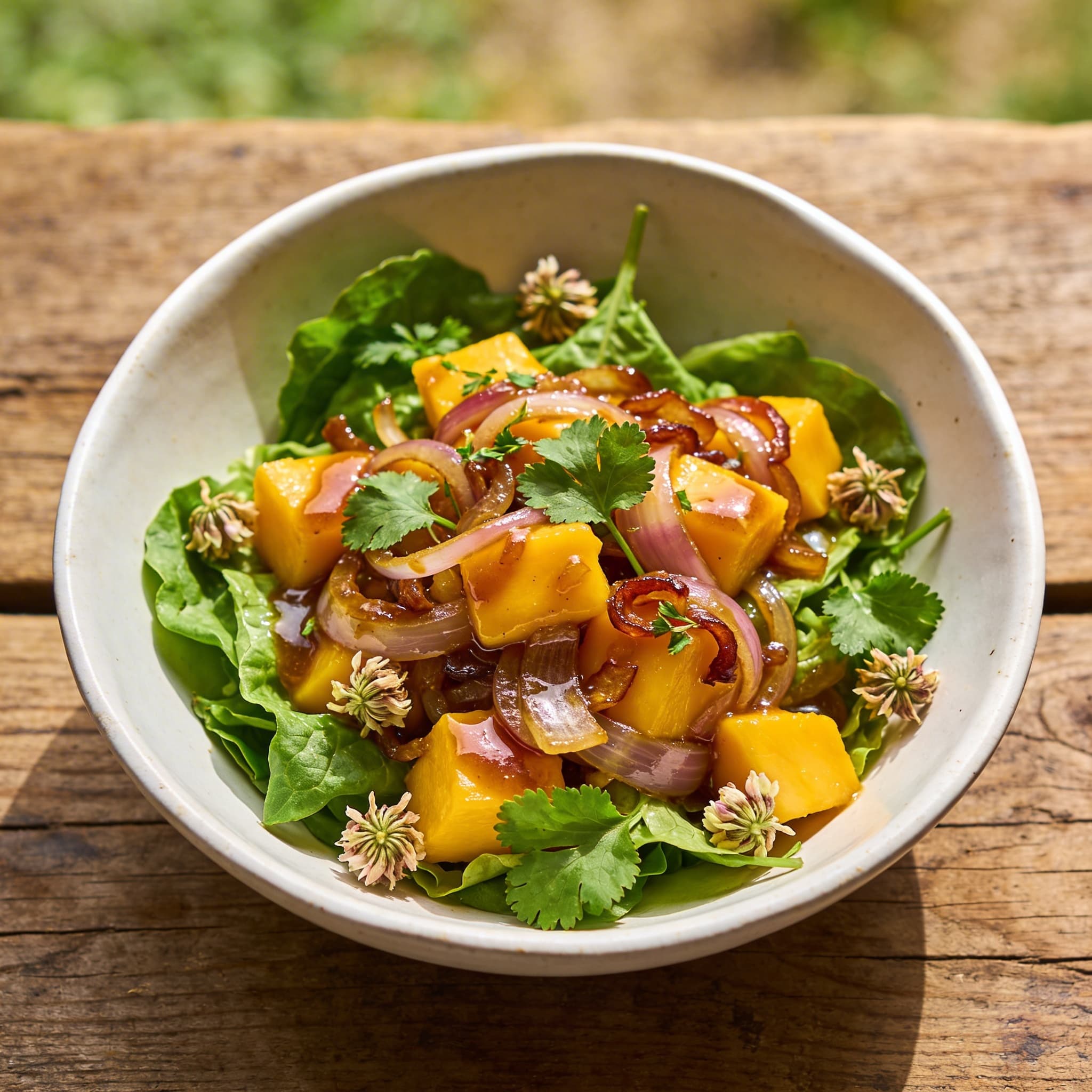 Fruchtige Mango-Zwiebel-Marinade