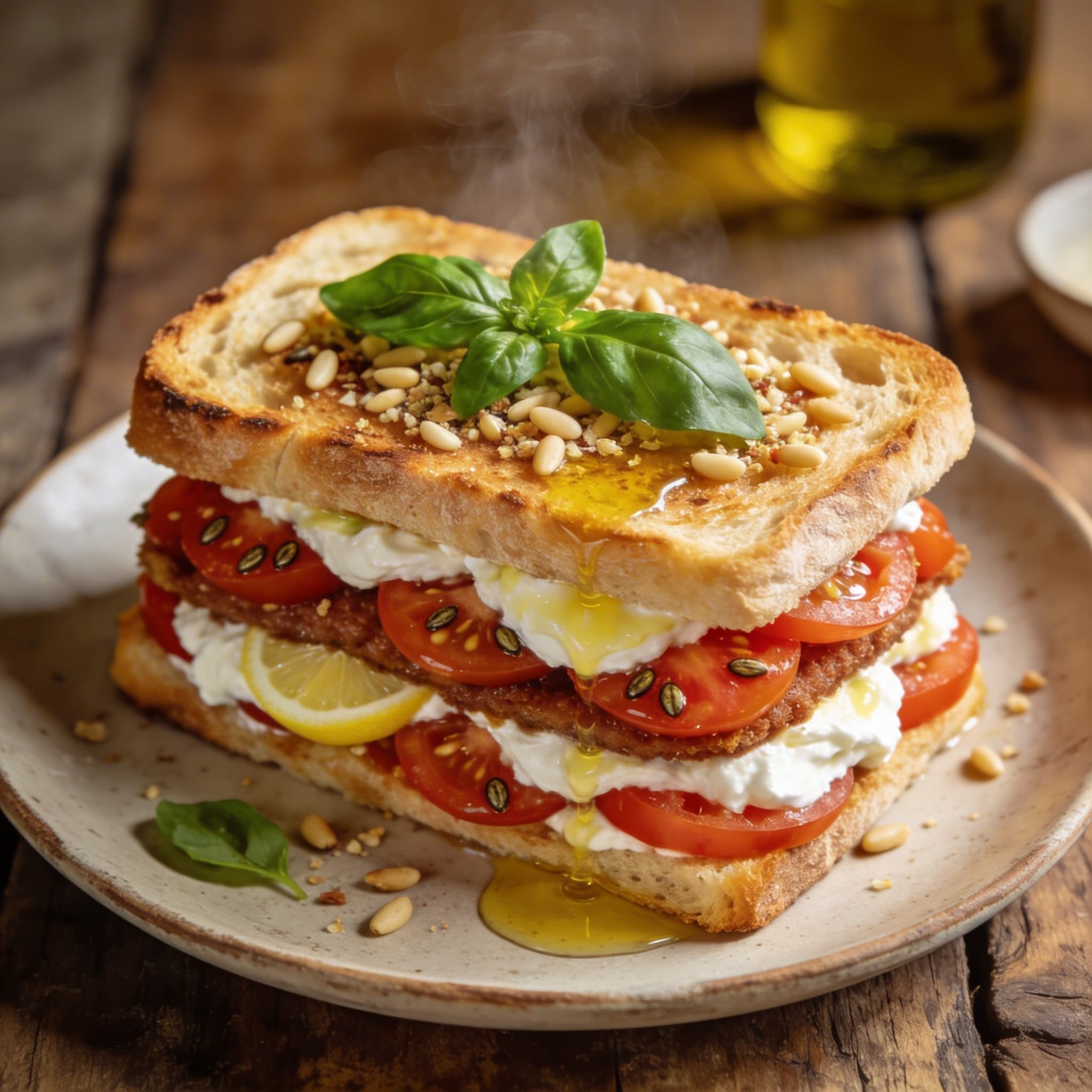 Herzhaftes Tomaten-Tiramisu